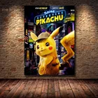 Японская классическая популярная картина из аниме Digimon, Покемон плакат, Пикачу, холст, картина для гостиной, спальни, декоративная картина