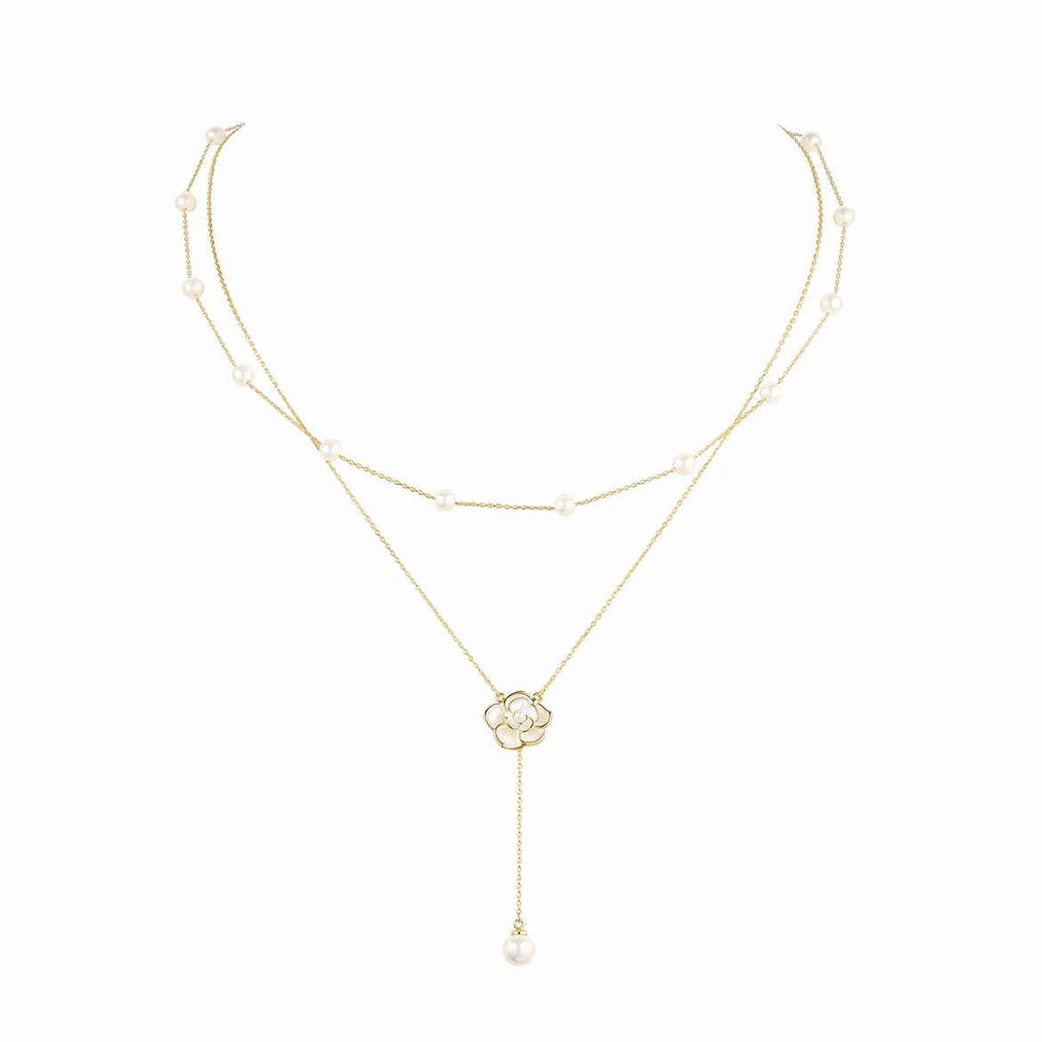 

NIGO Gold Flower Decorative Necklace Bracelet #nigo84134