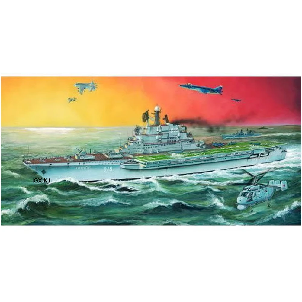 Trumpeter масштаб 05703 1/700 USSR Минск авиаперевозчик Военная война корабль игрушка хобби