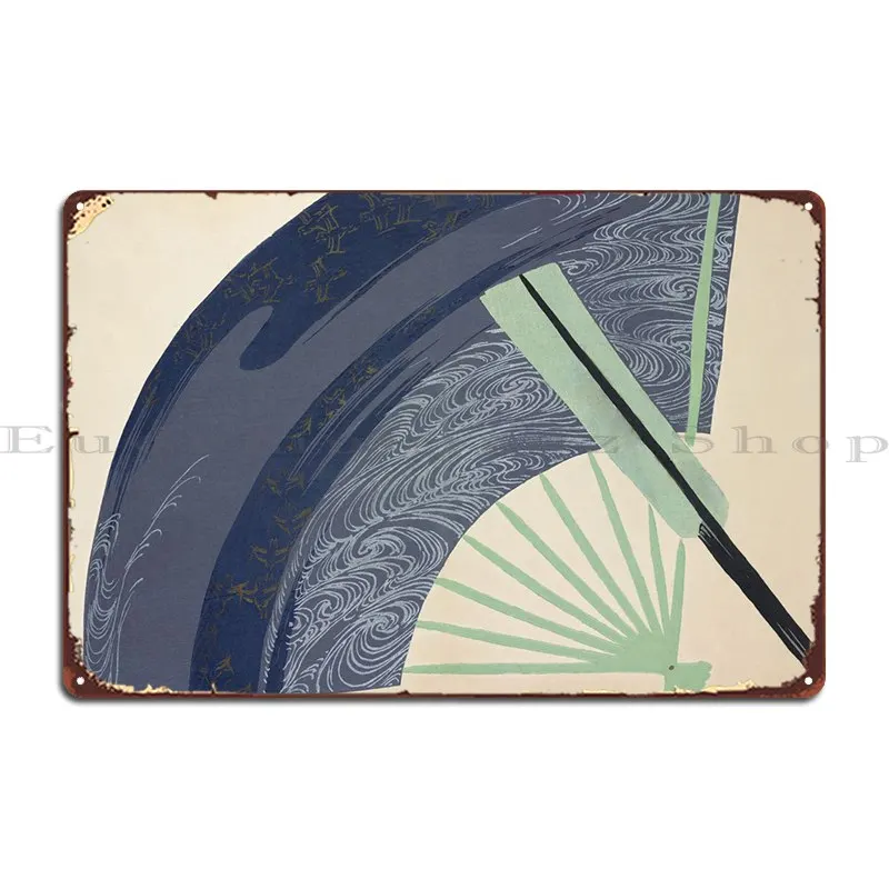 Веер из Momoyogusa, металлические знаки, бар, пещера, дизайн клуба, создание клуба, бар, жестяной знак, постер