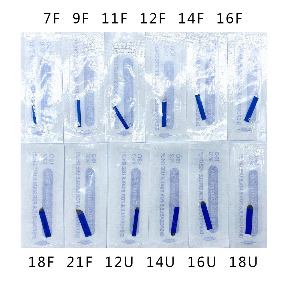 

0.18mm Microblading Tebori Blades Needles Tattoo Needles Permanent Makeup Needle 7 9 12 14 17 21 Manual Eyebrow Blades 50pcs/bag