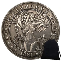 beautiful angel hobo nickel couple coins funny game decision coin collectible lucky commemorative coin novelty badgegift bag