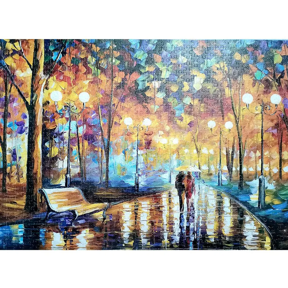 

1000 Pieces Of Oil Painting Adult Intellectual Puzzle Toy Learning Education