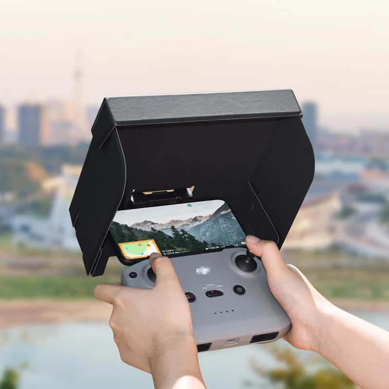 

Пульт дистанционного управления солнцезащитный козырек для DJI Mavic 3 / Air 2 S / Mini 2 Солнцезащитный козырек складной козырек держатель для телефо...