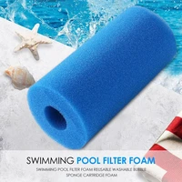 swimming pool filter foam reusable washable for iiividhs1ab type pool filter sponge cartridge for bubble jetted gear