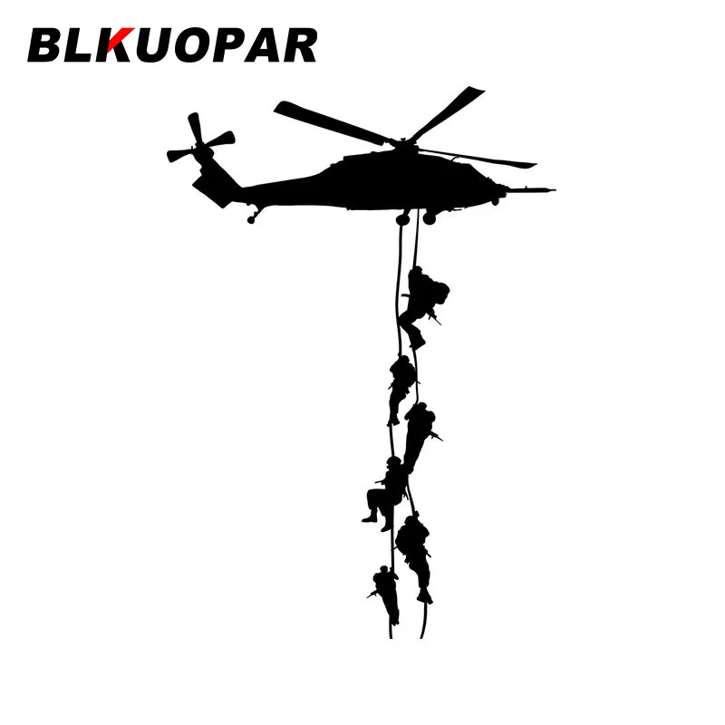 

BLKUOPAR вертолет Посадка индивидуальные автомобильные наклейки мотоцикл компьютер зеркало заднего вида бампер водонепроницаемые Юмористические виниловые наклейки