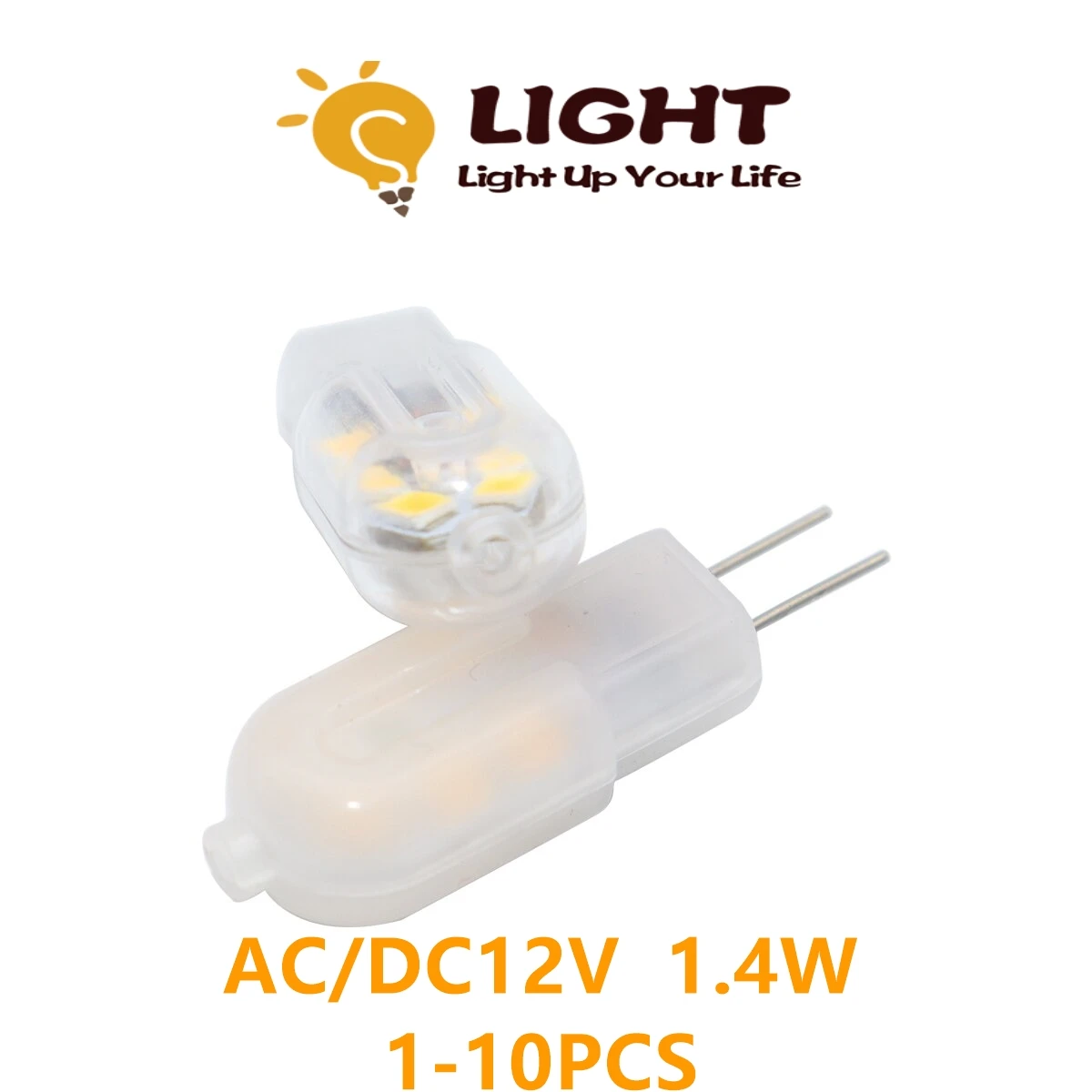 

1-10PCS AC/DC 12V 1.4W LED Mini Bulb G4 High Bright 3000k/4000k/6000k Suitable for Crystal Lamp Living Room and Office Lighting