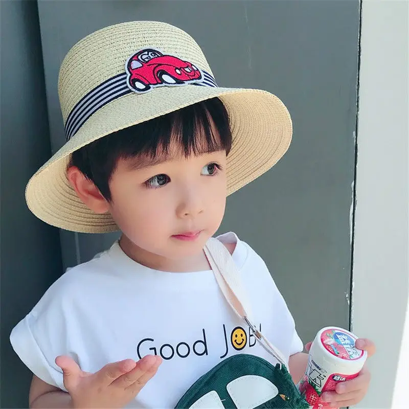 

Соломенная шляпа для мальчиков и девочек 1-6 лет