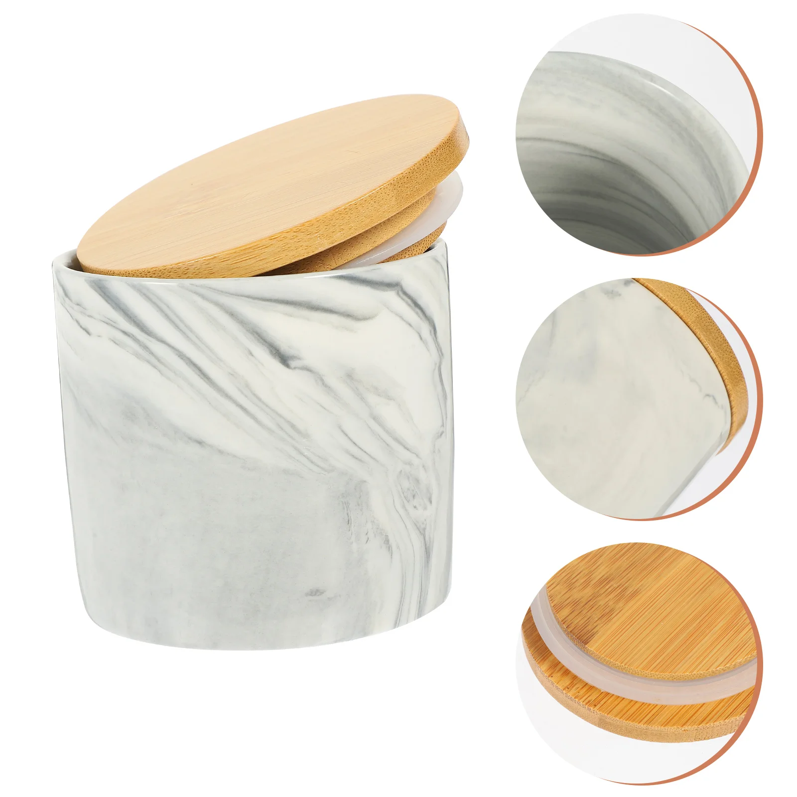 

Ceramic Jar Container Storage Sugar Condiment Salt Seasoning Canister Jars Tea Pepper Chinese Bowl Box Porcelain Pots Ceramics