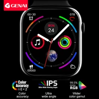genai smart watch new 2022 men and women watch wireless charging watch blood oxygen heart rate sleep monitor nfc ip68 waterproof
