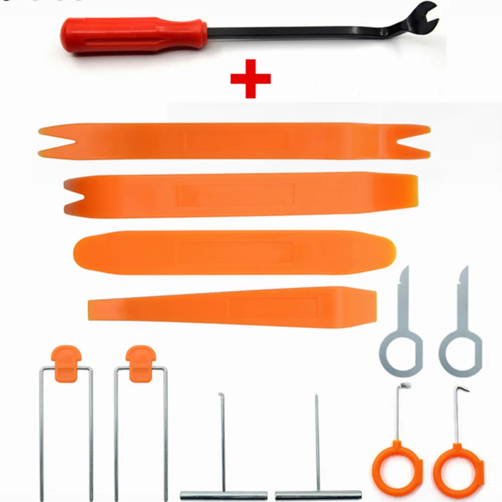 

Auto Car Repair Disassembled 12pcs/Set For Audio Removal Installtion Pry Tools Car Radio Door Clip Panel Trim Dash