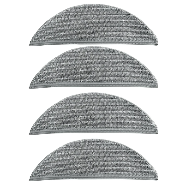 

4 PCS Gray Mop Cloths Rag Replacement For Xiaomi Lydsto R1 Robotic Vacuum Cleaner Spare Parts Accessories