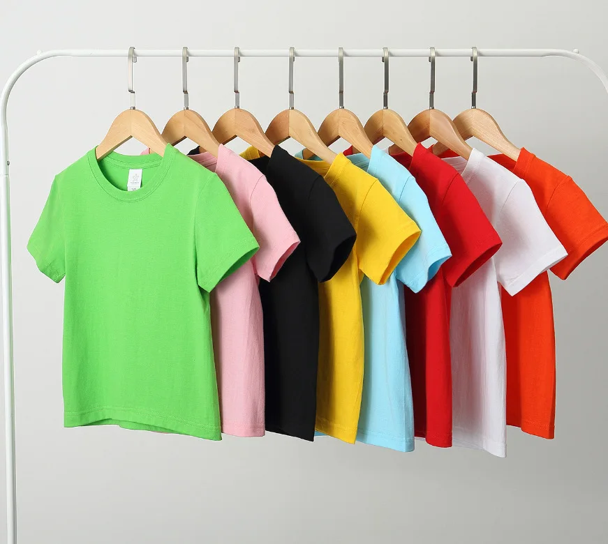 

Children's 8-color short-sleeved cultural shirt 2022 summer