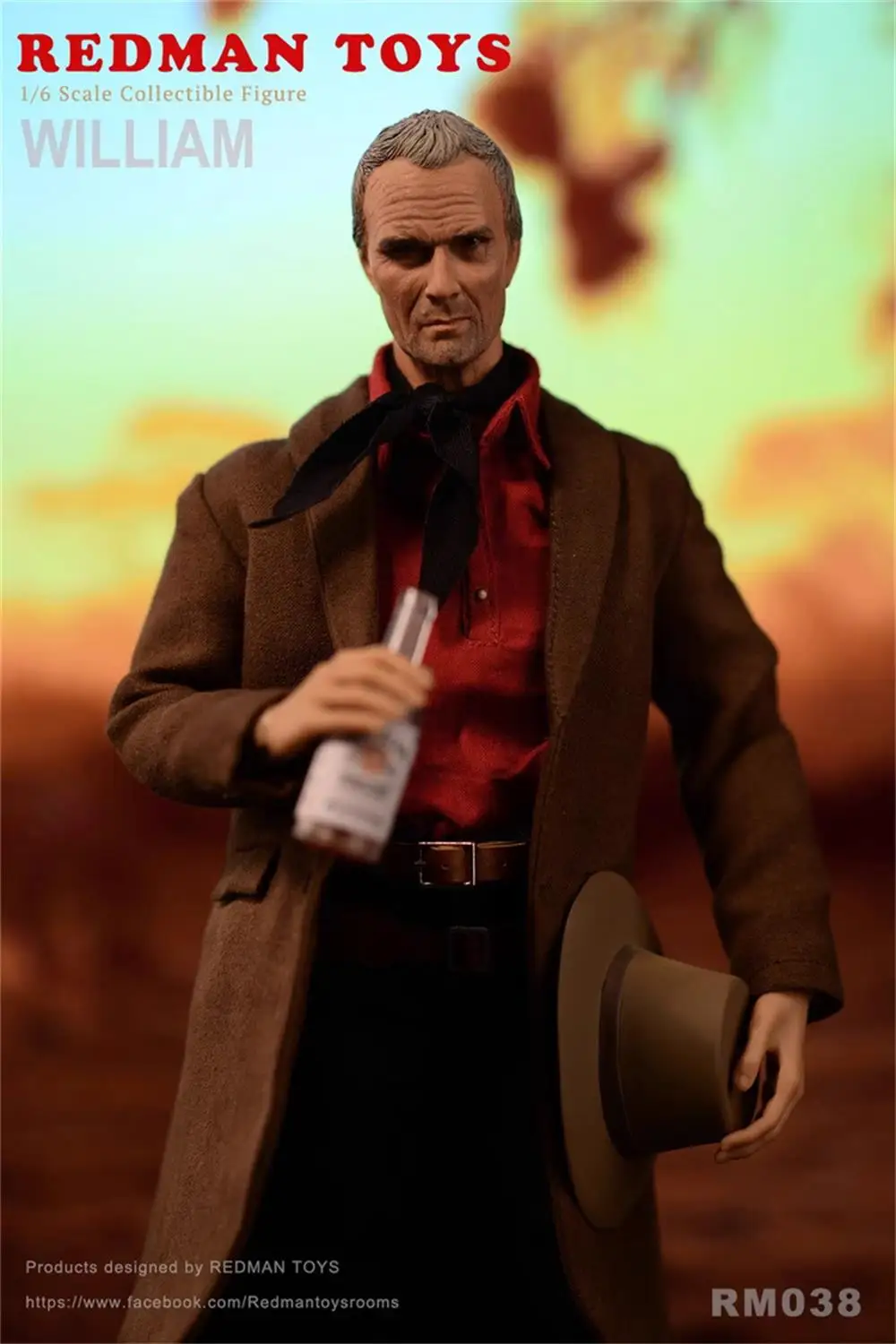 Фотография _ RM038 The West Cowboy Man William unforgive полный комплект подвижная экшн-фигурка