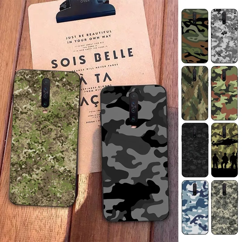 

Camouflage Pattern Phone Case For Redmi 5 6 7 8 9 10 plus pro 6 7 8 9 A GO K20 K30 K40 pro plus F3 Fundas