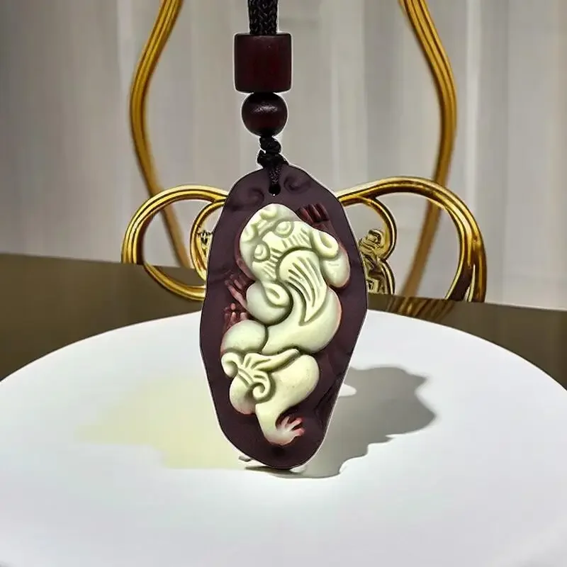 Кулон Jade Pixiu ювелирное изделие талисманы натуральный человек ожерелье подарок