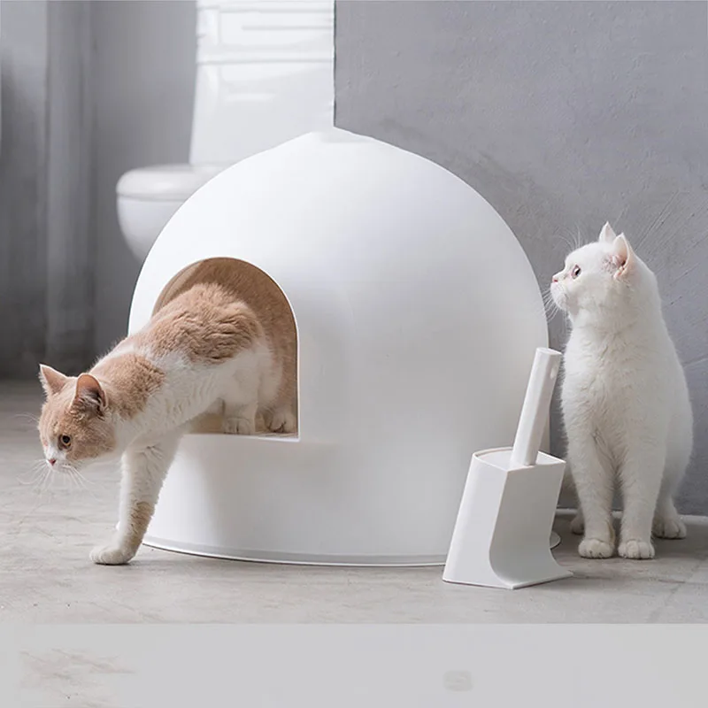 

Discreet Litter Box For Cats Toilet Training Kit Modern Cat House Indoor Closed Deodorizer Accessories Arenero Gatos Pet Items