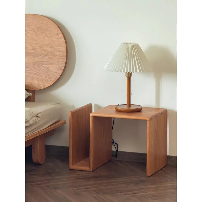 Скандинавский диван Северная Америка простой угловой столик из массива дерева