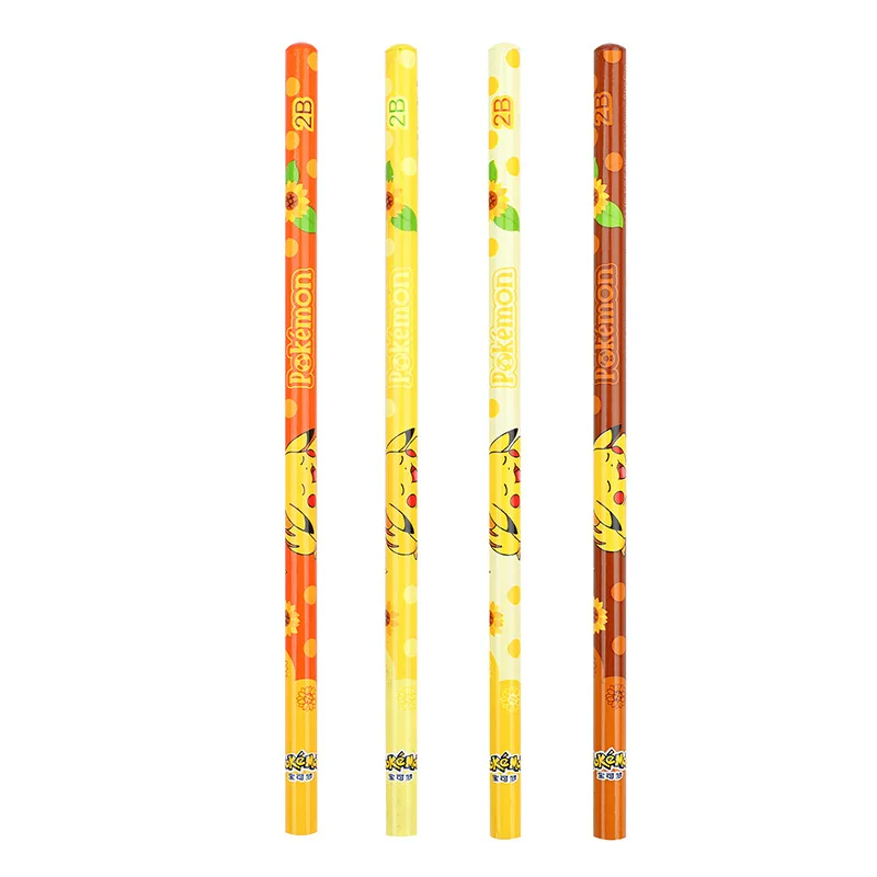 Карандаш Pokemon 2B HB карандаш детский с героями мультфильмов школьные