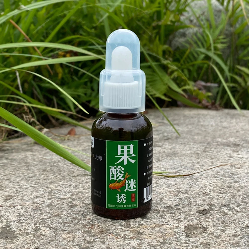 

50ml Fishing Bait Attractant Fruit Acid Fish Lures Attractive Liquid Concentrate Fishing Baits Scent Tackle Accessories