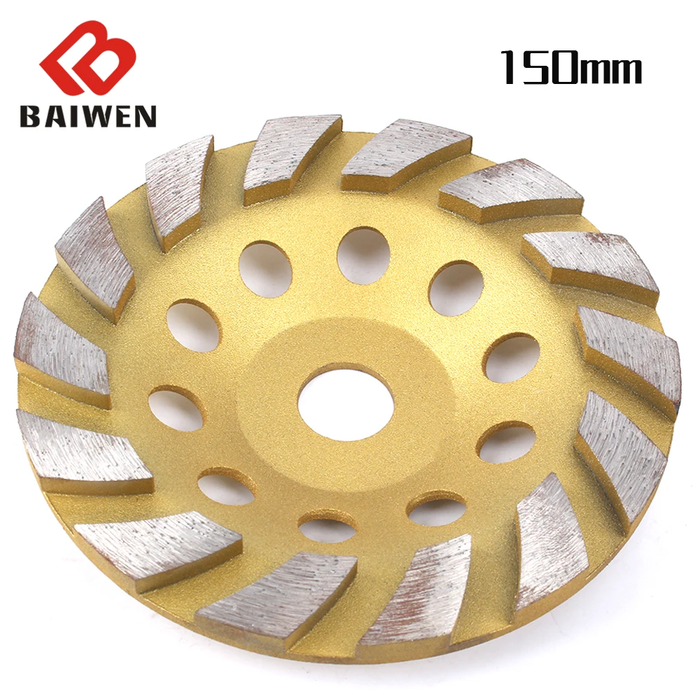 

150mm Diamond Grinding Wheel Disc Wood Carving Disc Bowl Shape Grinding Concrete Granite Stone Ceramic Cutting Disc Power Tools