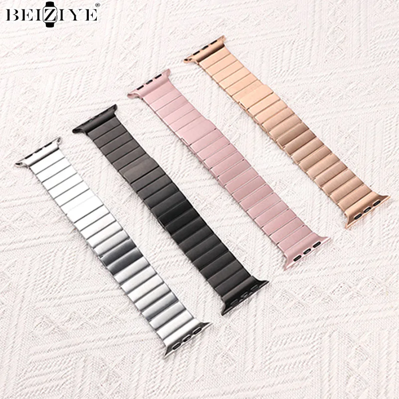

Magnetic Loop Strap For Apple watch Band 7 44mm 40mm 45mm 41mm 42mm 38mm Stainless steel correa bracelet For iWatch serie 6 se 5