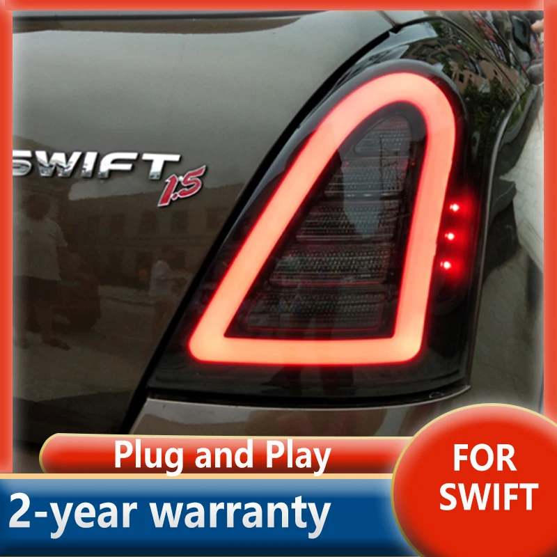 

Задсветильник фары для Suzuki Swift 2005-2016, задние фары, светодиодные противотуманные фасветильник, дневные ходовые огсветильник, тюнинг автомобильных аксессуаров, задние фары