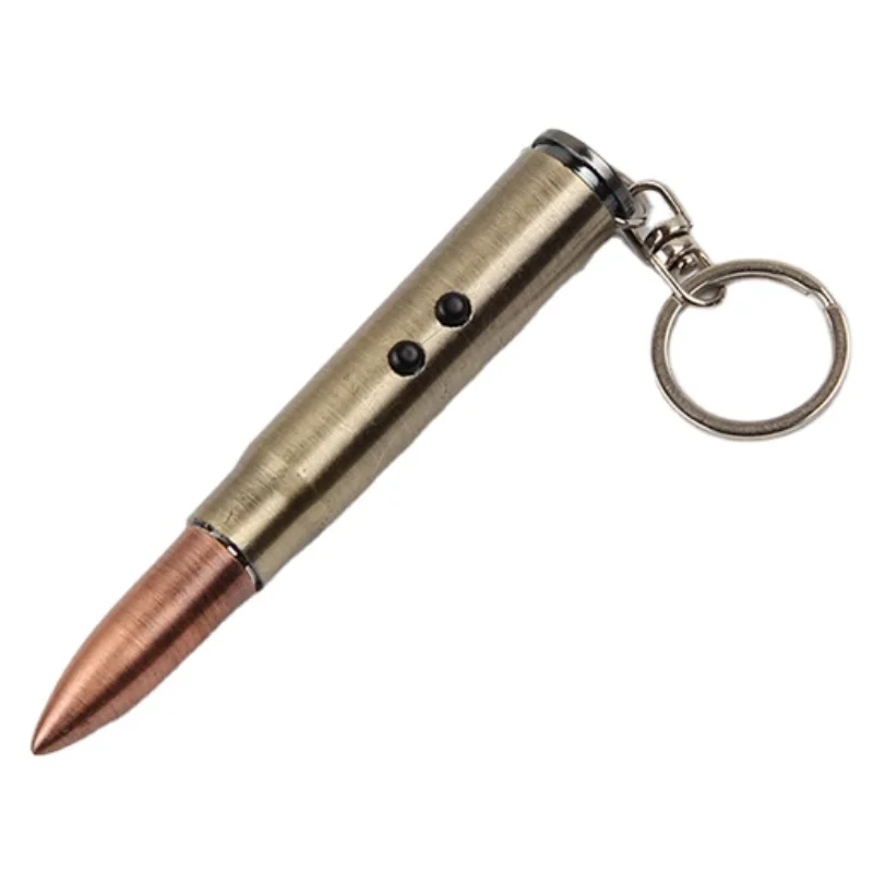 

3 в 1, брелок в форме пули, мини-светодиодная инфракрасная многофункциональная вспышка, ручка-шариковая ручка, ручка для экстренного освещен...