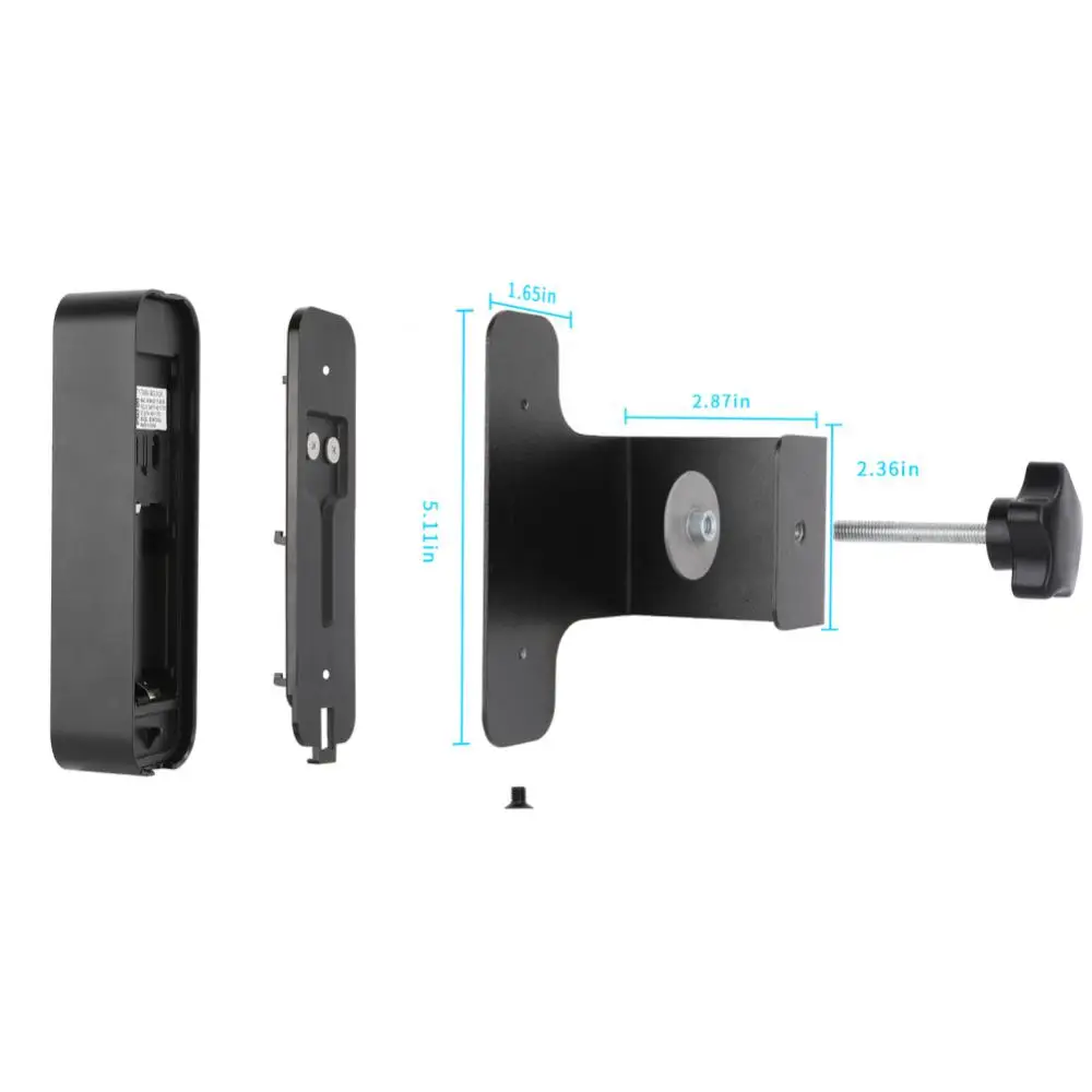 

For Most Home Office Multi-function Wireless Video Doorbell Stand With Screw Mount Anti Theft Bell Holder Removable No Punching