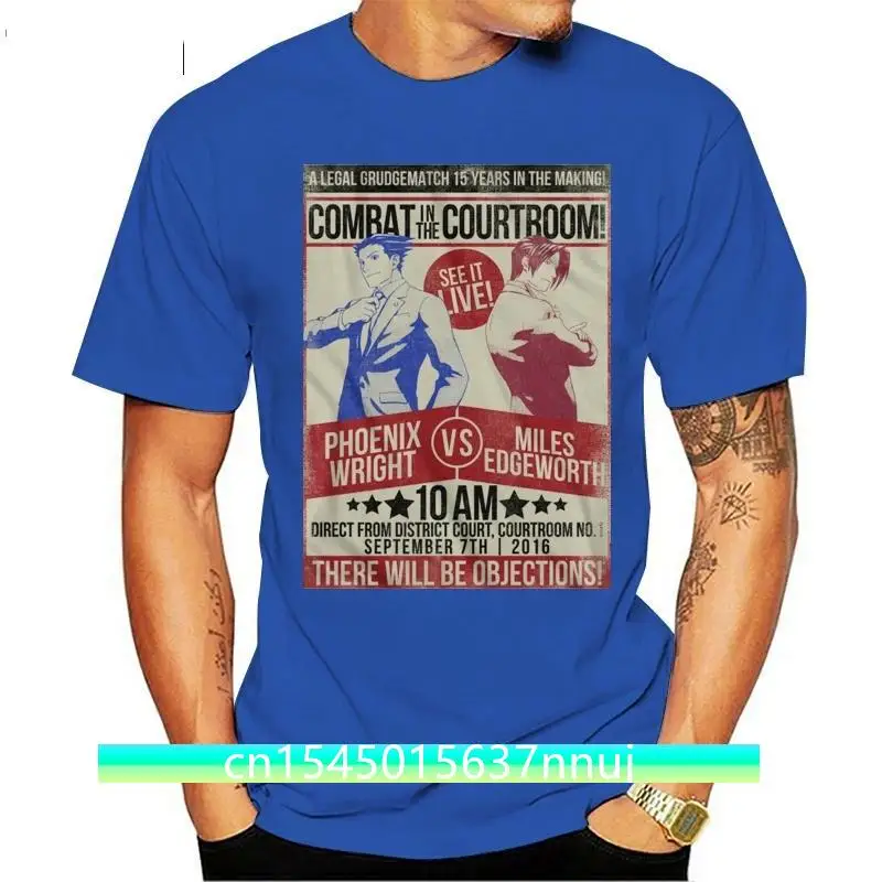

2019 funny t shirt men novelty tshirt Ace Attorney T-Shirt - Fight!