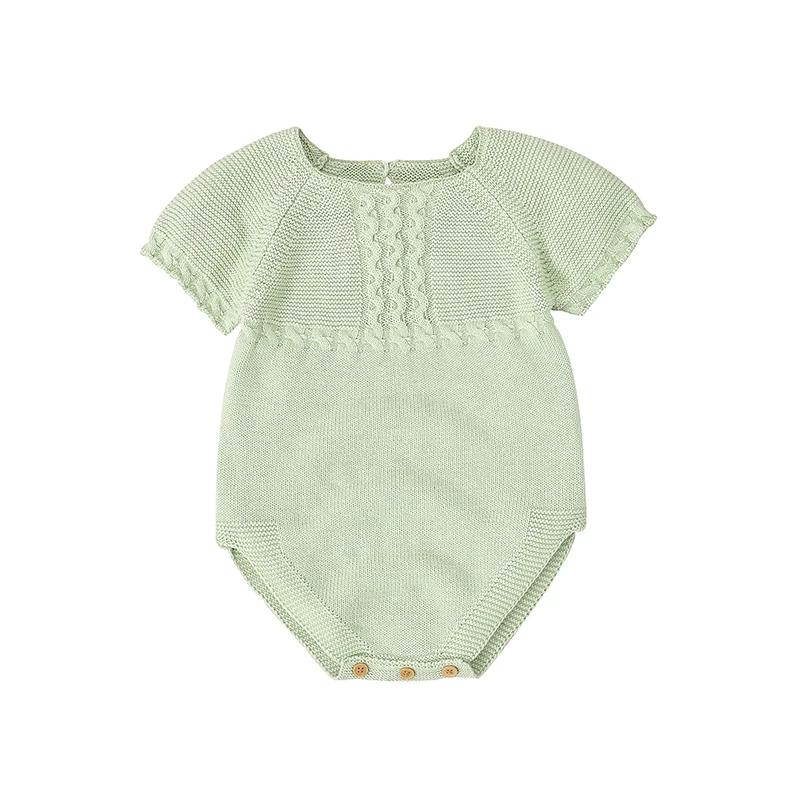 

Комбинезоны для новорожденных, летние трикотажные топы с коротким рукавом карамельных цветов, хлопковая одежда для маленьких мальчиков и девочек 0-18 месяцев