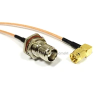 wireless router cable sma male right angle to tnc female jack rg316 coaxial cable 15cm 6inch pigtail