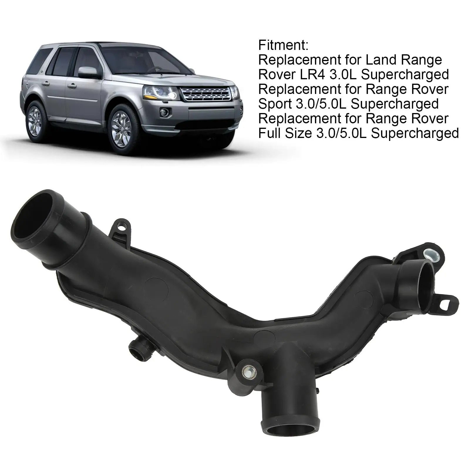 Замена трубки выхода воды термостата шланга охлаждающей жидкости для Land Rover LR4 3.0L