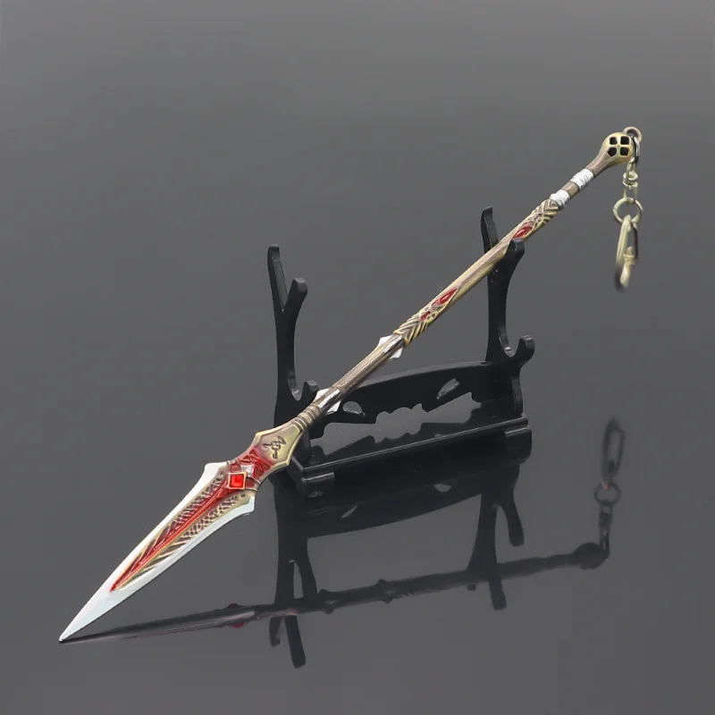22 см Драпинир Копье Брелок Игровая Периферия God of War Кратос Цельнометаллическое