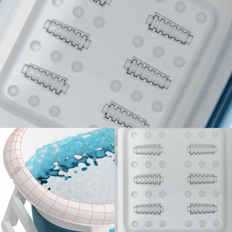 Складная уличная Ванна Отдельно Стоящая большая надувная ванна для кемпинга