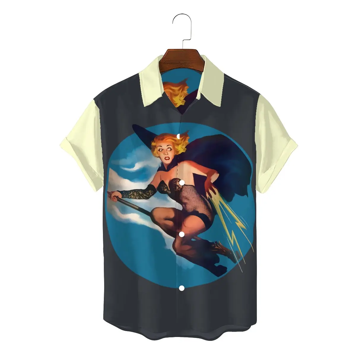 

Conjure Wife 3D Shirt For Male Pin Up Girl Model Pop Art Camisetas Novelty Shirts Comfortable Print Loose