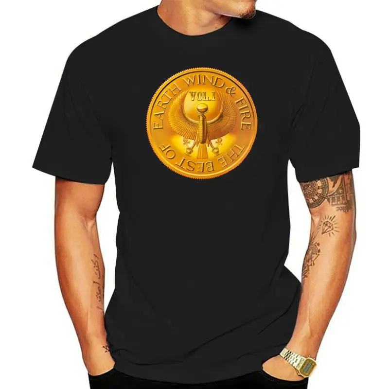 

Earth Wind Fire The Best Of Album Mens Black T-Shirt Size S M L XL 2XL 3XL