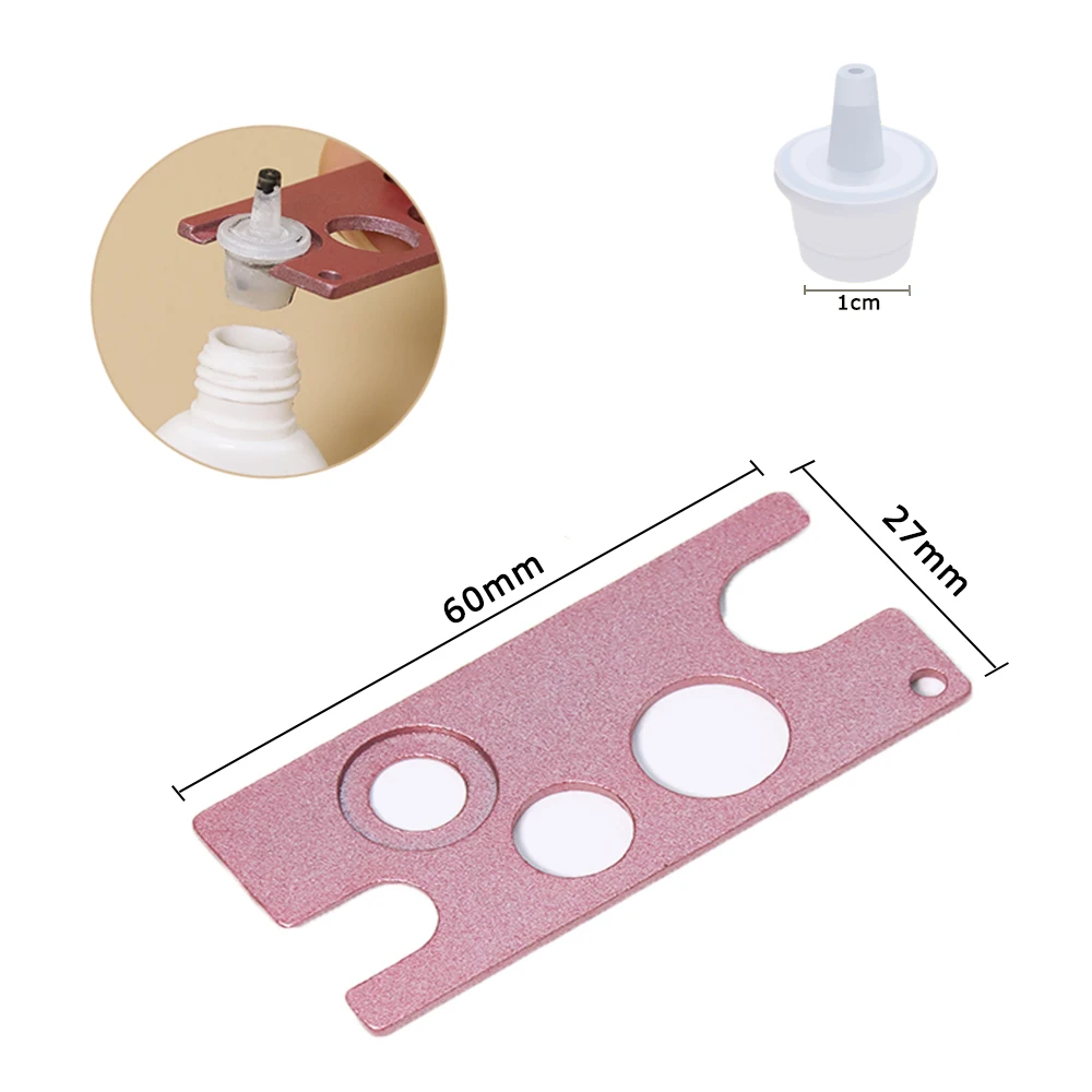 

1 Pcs Stainless Steel Eyelash Extentions Glue Bottle Cap Opener Convenient And Fast Multifunctional Lashes Makeup Tools