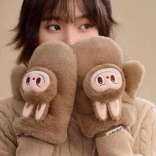 POPMART THEMONSTERS классическая серия кукла Лабу шпилька теплые перчатки серьги шапки