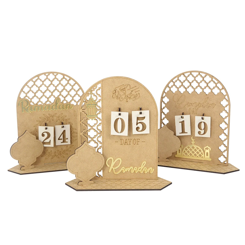 

Countdown Calendar Ramadan Decoration Islamic Muslim Festival DIY Ornament Advent Calendar Eid Mubarak Home Decoration Supplies