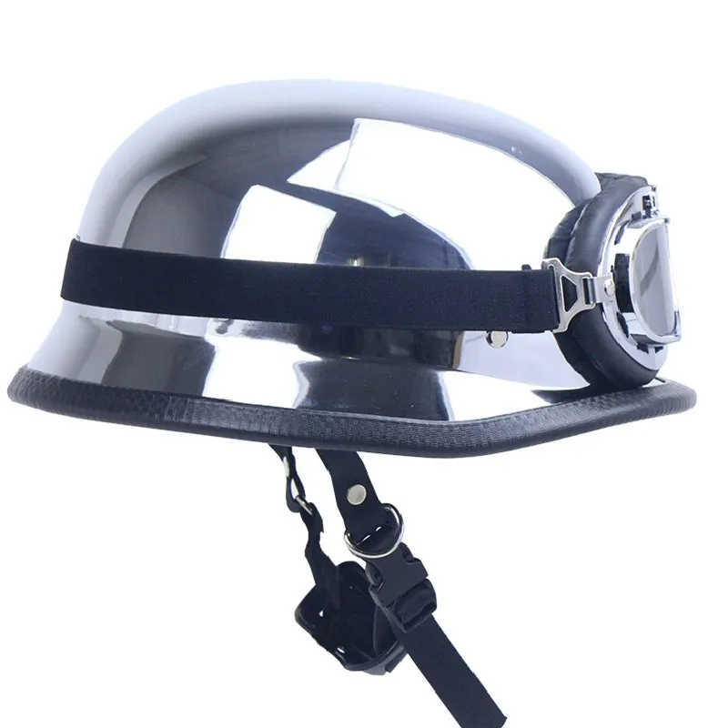 ZR-307 мотоциклетный шлем с полулицевой оправой в стиле ретро со встроенными