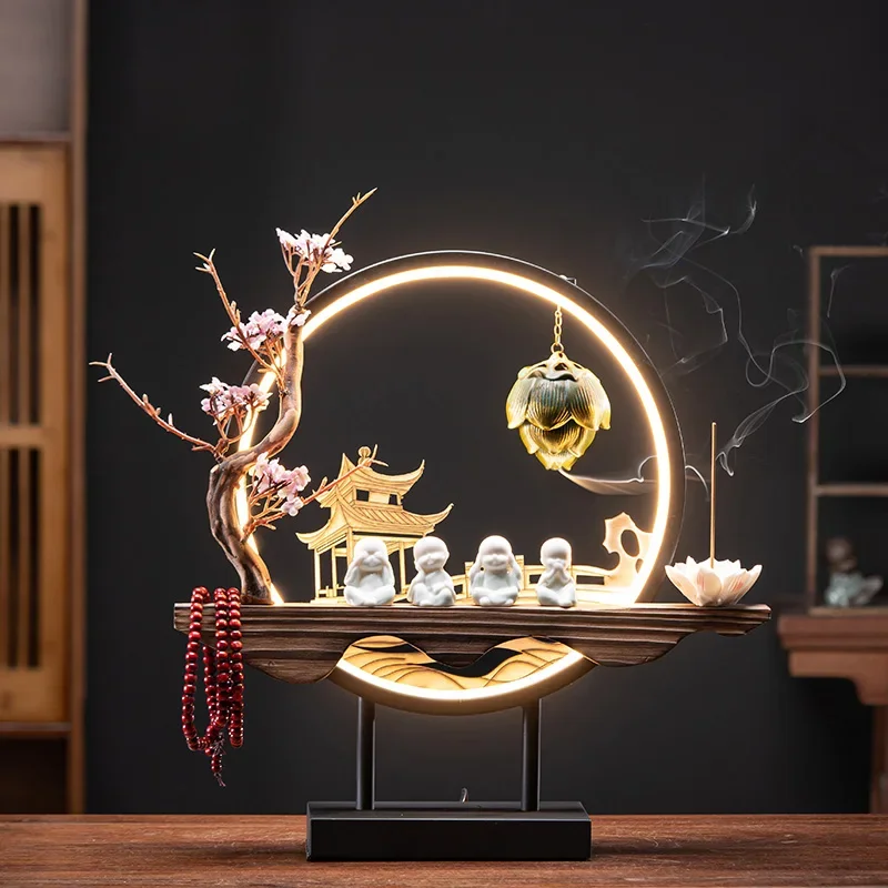 Роскошный подарок благовония искусственная древесина задний поток Готическая