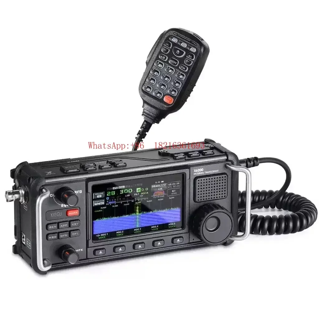 Фото 2026 GOOD XIEGU X6200 SDR HF/50МГц Портативная коротковолновая радиостанция с полным набором режимов SSB/CW/AM/FM + экран №2