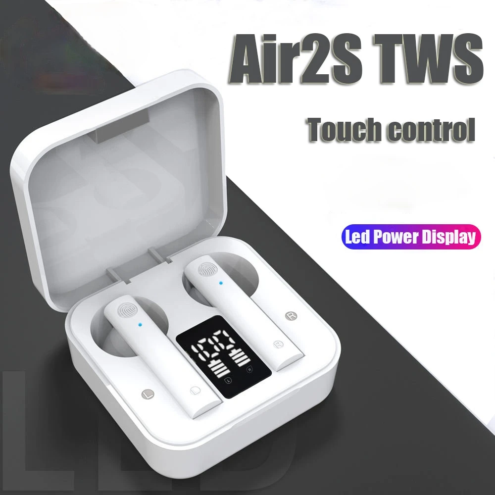 

Air2S TWS Bluetooth 5,0 наушники с шумоподавлением, гарнитура с микрофоном, беспроводные наушники для режима «свободные руки» для Xiaomi, iPhone