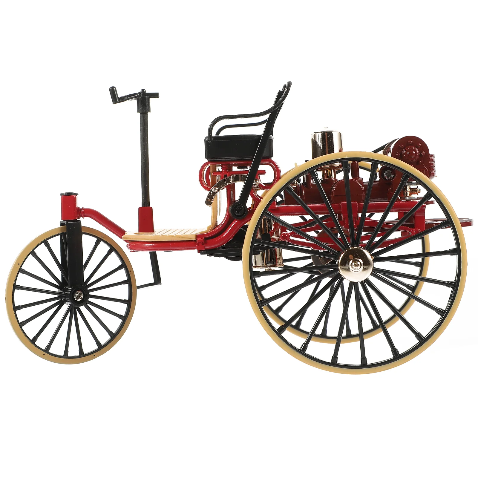 

Винтажная модель автомобиля, трехколесный велосипед, Декор, ремесло, скульптуры, украшение для домашнего шкафа, миниатюрный велосипед