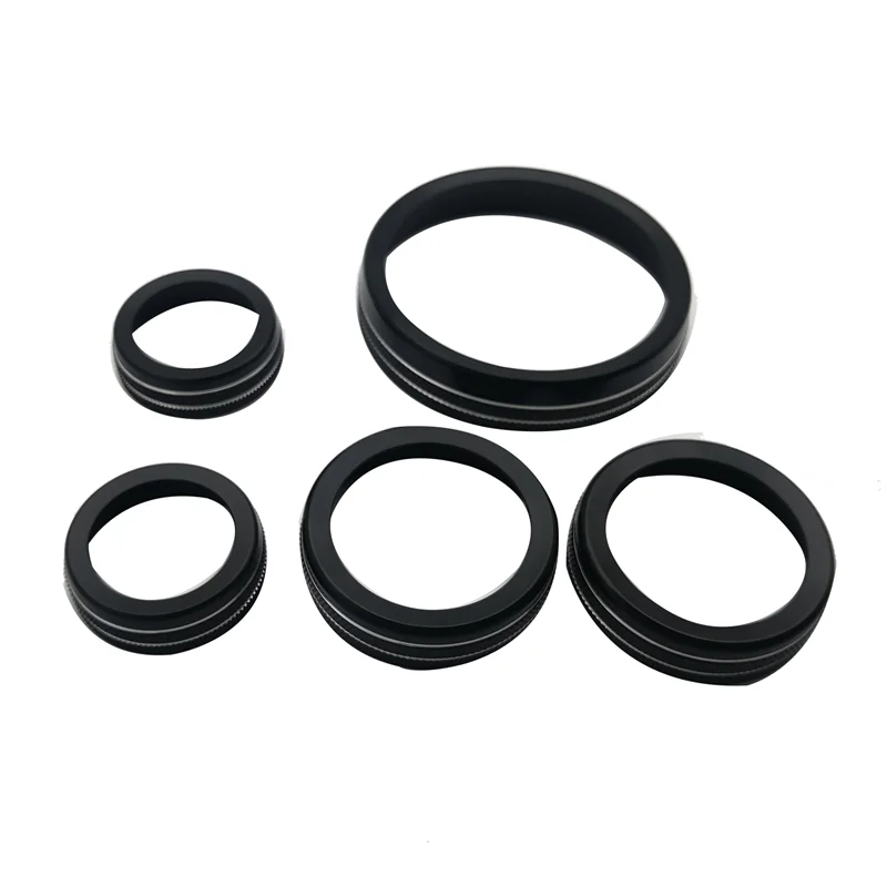 

Air Conditioner Headlight Switch Knob 4WD Wheel Drive Trailer Gear Switch Knob Cover for 21-22 Ford Bronco 5PCS Black