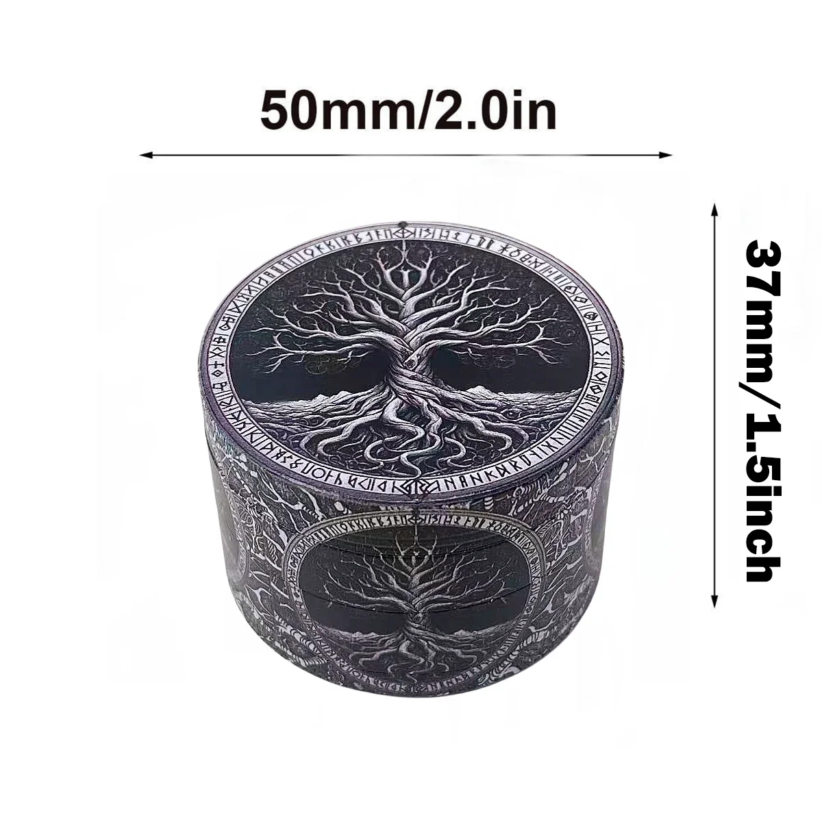 

Металлическая ручная мельница для специй 2 дюйма