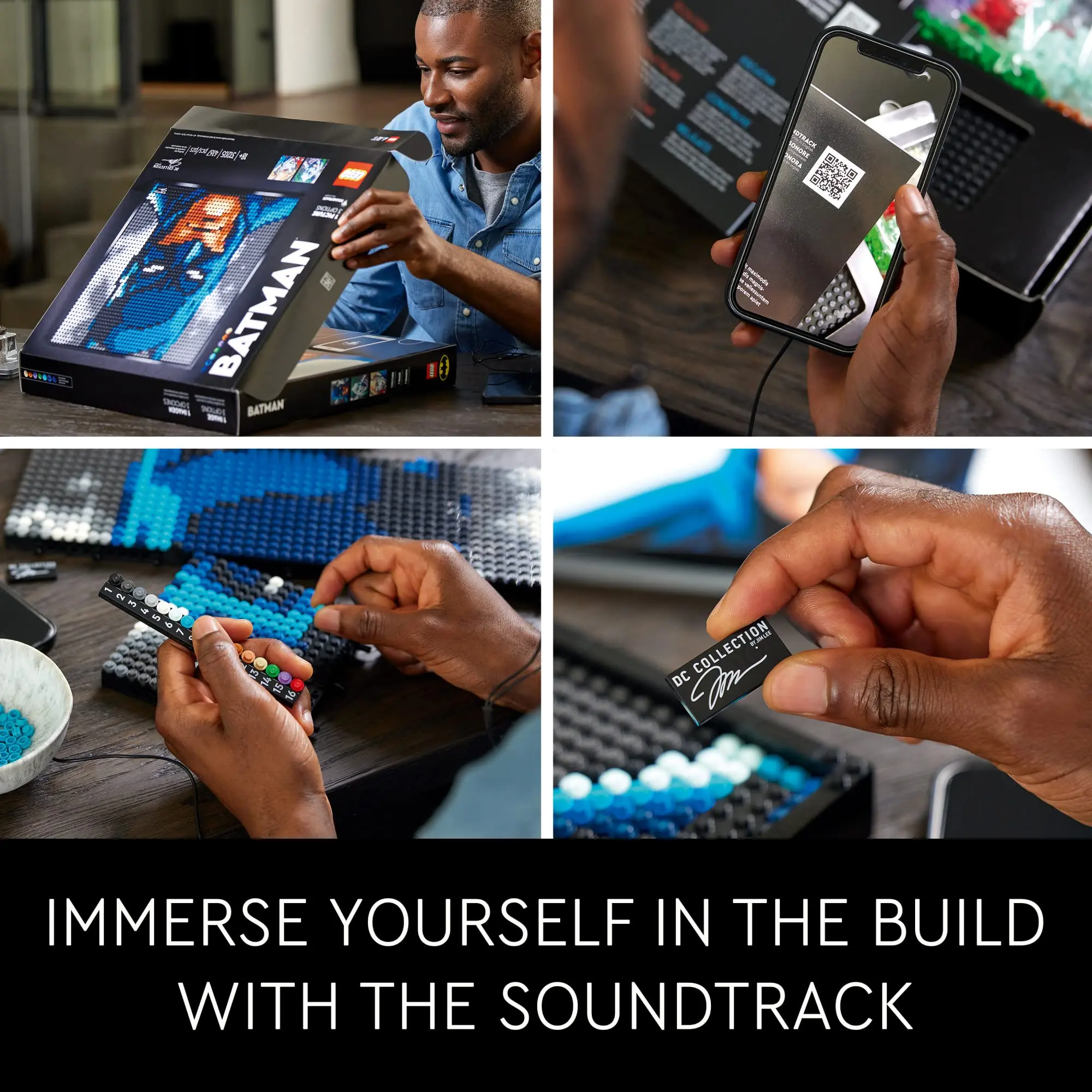 Коллекция LEGO Art Джим Ли Бэтмен 31205 г. набор для строительства комиксов DC декора