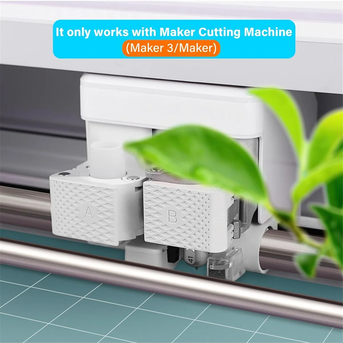 Engraving Tip for Maker 3 Cutting Machines - Premium Carbide Steel Tool Flat Soft Metals Leather Acrylic