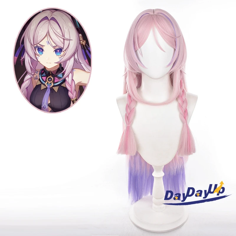 Парики для косплея Genshin Impact Citlali Длинные термостойкие плетеные волосы